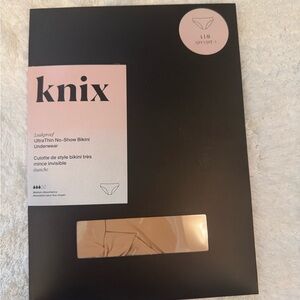 knix UltraThin No-Show Bikini Underwear - Nude/Beige